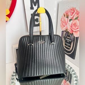 Kate Spade NWOT Quilted Dome Satchel handbag